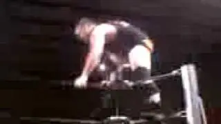 F.N Carnage does a top rope elbow drop - NHPW