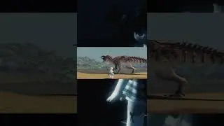 HYPO CARNO VS D REX (JURASSIC GENESIS) #jurassicgenesis #roblox #drex #hypocarno #carnotaurus