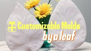 Discover customizable Silicone Veiner molds by a leaf.