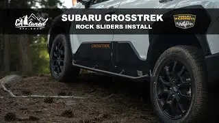 CAtuned Off-Road | Subaru Crosstrek Wilderness Rock Sliders Install