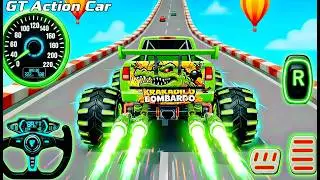 Mega Ramp Monster Car Racing 3D - Extreme Car Stunts -Android Gamepla #MegaRamp #3DGames #CarRacing