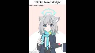 Shiroko Terror's Origin 🩵 #bluearchive #bluearchiveglobal #ブルーアーカイブ #ブルアカ #블루아카이브 #shorts