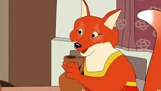 Folk Tales - The Fox and the Crane | Cartoons for Kids