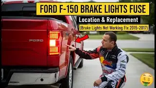 Ford F-150 BRAKE LIGHTS FUSE Location & Replacement (Brake Lights Not Working Fix 2015-2017)