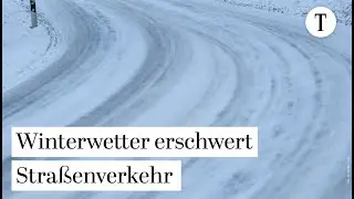 Winterliches Wetter: Gl&auml;tte, Nebel und Schnee sorgen f&uuml;r schwierige Bedingungen