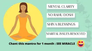 Powerful Mantra Chants I Removes Negativity Issues doshas I #tanmayata #omnamahshivay #mantra