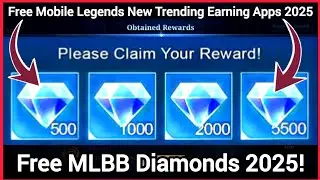 Mobile Legends Free Diamonds New Trending Earning Apps 2025 - Available for HOK Genshin Impact PubG