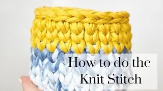 How to do The Center Single Crochet AKA The Knit Stitch