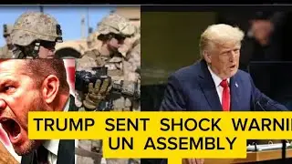 ШОКИРУЮЩАЯ РЕЧЬ ТРАМПА НА ГЕНЕРАЛЬНОЙ АССАМБЛЕЕ ООН, которая шокировала мир 🌎