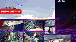Freedom Flotilla sailing to Gaza - LiveCAMS & Tracker
