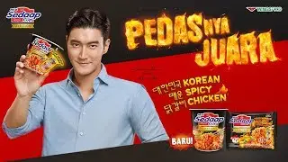 Mie Sedaap Cup Selection Korean Spicy Chicken x Siwon, Pedasnya Juara