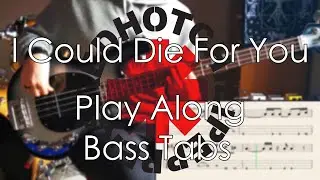 Red Hot Chili Peppers - I Could Die for You // Bass Cover // Play Along Tabs and Notation
