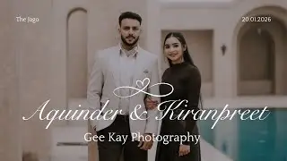 JAGO LIVE // AQUINDER SINGH ❤️ KIRANPREET KAUR // GEE KAY PHOTOGRAPHY JAGRAON