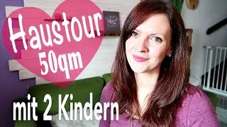 😱 50 qm kleine #HAUSTOUR / Roomtour 🏡 | So leben wir mit 2 Kindern | Mini Haus | Rebekka