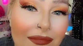 Colourpop Peach makeup look!