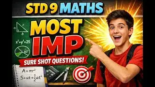 Std 9 Maths Sem 2 Most Imp
