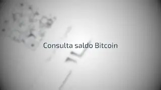 [Tutorial 1/13] &iquest;C&oacute;mo consultar el saldo de tu Wallet #bitcoin? - Material