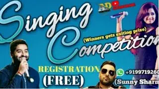 Online Singing Competition/ Win Exciting Prize/Hurry up