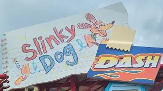 SLINKY DOG DASH full ride POV , Hollywood Studios Disney World!
