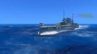 Playing as a Dreadnought battleship - silent hunter 4
