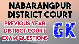 #Gk Nabarangpur District Court Previous Year English Questions Papers #pk_study_iq I court Exam
