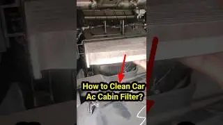 How To Clean Car Ac Cabin Filter? #hondaamaze2025 #carcaretips #automobile #cabinfilter