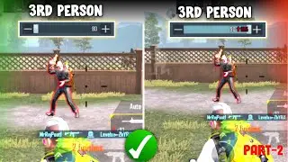 3rd person perspective camera view bgmi | how to change 3rd person view in bgmi | Part - 2