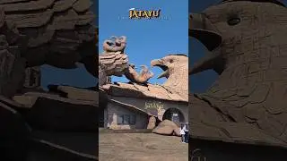 Jatayu earth center ✨️|| World's largest bird sculpture🕊😍|| @lavanyaarasu #jatayu #kerala