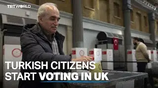 Turkish citizens in UK start voting in presidential, parliamentary polls