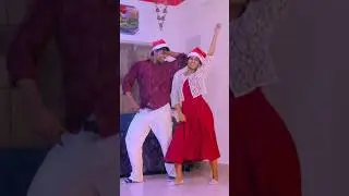 Merry Christmas🎄wait & see🎅comment ur next song for dance😇 #danceshorts #blackbeescouple #shorts