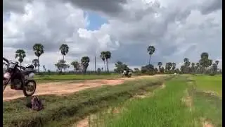 Anywhere more BEAUTIFUL to learn to ride a dirt bike? CAMBODIA