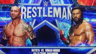 wwe 2k24 Batista vs Roman reigns wrestle Manila wrestling games video#viralvideo @WWEGames