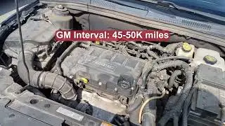 2010-2015 Chevy Cruze engine air filter location