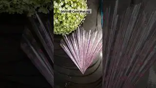 How to make mehndi cone tip thinner | henna mehndi cone kaise banaye #shorts #mehndicone #heenacone