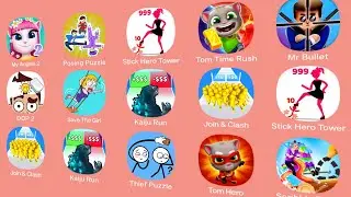Stick Hero Tower,Thief Puzzle,Scribble Rider,Tom Hero,Tom Time Rush,DOP 2,Posing Puzzle,Join & Clash