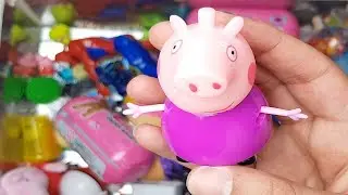 learn colors magic box toys collector with peppa pig