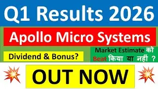 APOLLO MICRO SYSTEMS Q1 results 2026 | APOLLO MICRO SYSTEMS results today | APOLLO MICRO Share News