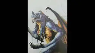 Blue Abishai The Historian #monstersofthemultiverse #shorts #short #monster #guard #dnd #dnd5e
