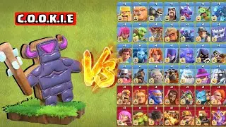 New C.O.O.K.I.E vs All Troops - Clash of Clans