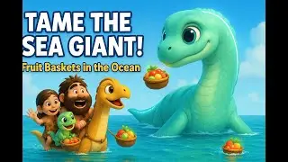 Fruit Baskets Tame the Sea Giant! | Lulu & Bubu Dinosaur