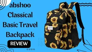 abshoo Classical Basic Travel Backpack For School Water Resistant Bookbag Review
