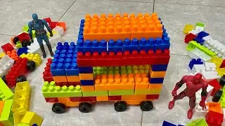 Satisfying diy block jeep/ building blocks with original block voice/ block game/block asmr
