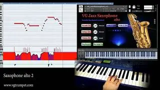 NI Kontakt Alto Saxophone Sample library, brass and woodwind vst