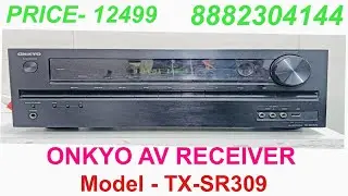 SOLD | Onkyo TX-SR309 5.1 Channel Home Theater Receiver | 8882304144 | Price 12499 #onkyo #sr309