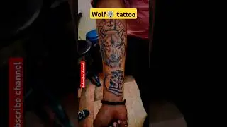 Wolf tattoo on forearm #wolf #animals #art