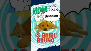 Bruno&rsquo;s Ghibli art &hearts;️ A Disaster  😂  #ghibli #ghibliart #pets #dog #labrador