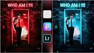 PicsArt 3D Neon Light Futuristic Boy Photo Editing Tutorial - SHERRY Productions