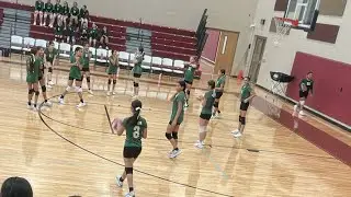 7th grade volleyball Liberty memorial vs Resaca Middle school