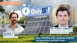 How a floating solar-powered artificial leaf generates synthetic fuels - Only5mins!