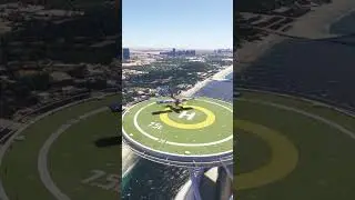 BULLSEYE Landing on Dubai Helipad #aviation #airplane #landing #msfs #msfs2024 #redbull